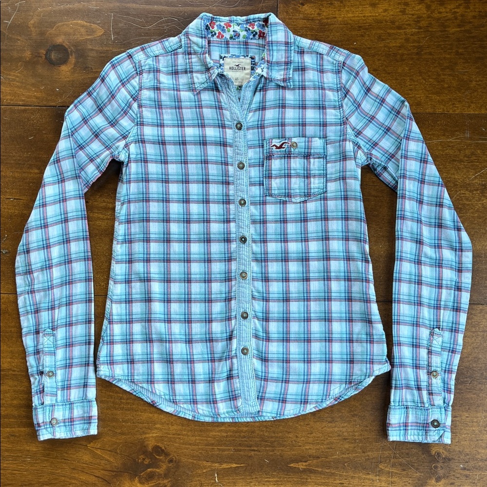 Hollister Flannel Shirt Sz XS